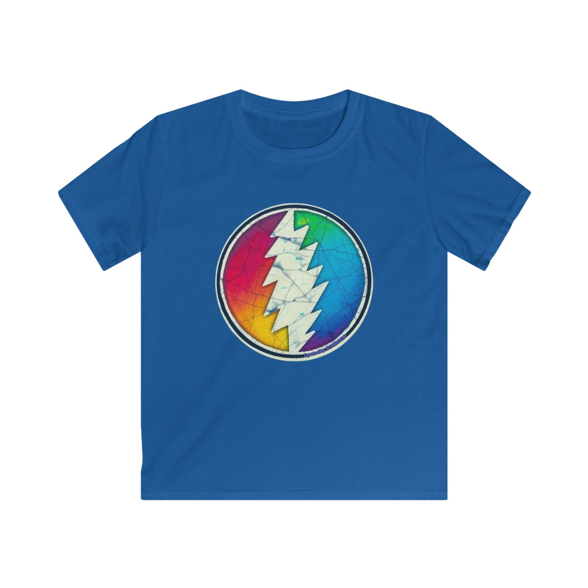 Grateful Dead Rainbow Lightning Skull tee | Kids T-Shirt