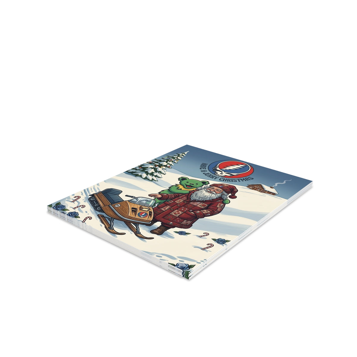 Have a Jerry Christmas Grateful Dead Santa Greeting Card