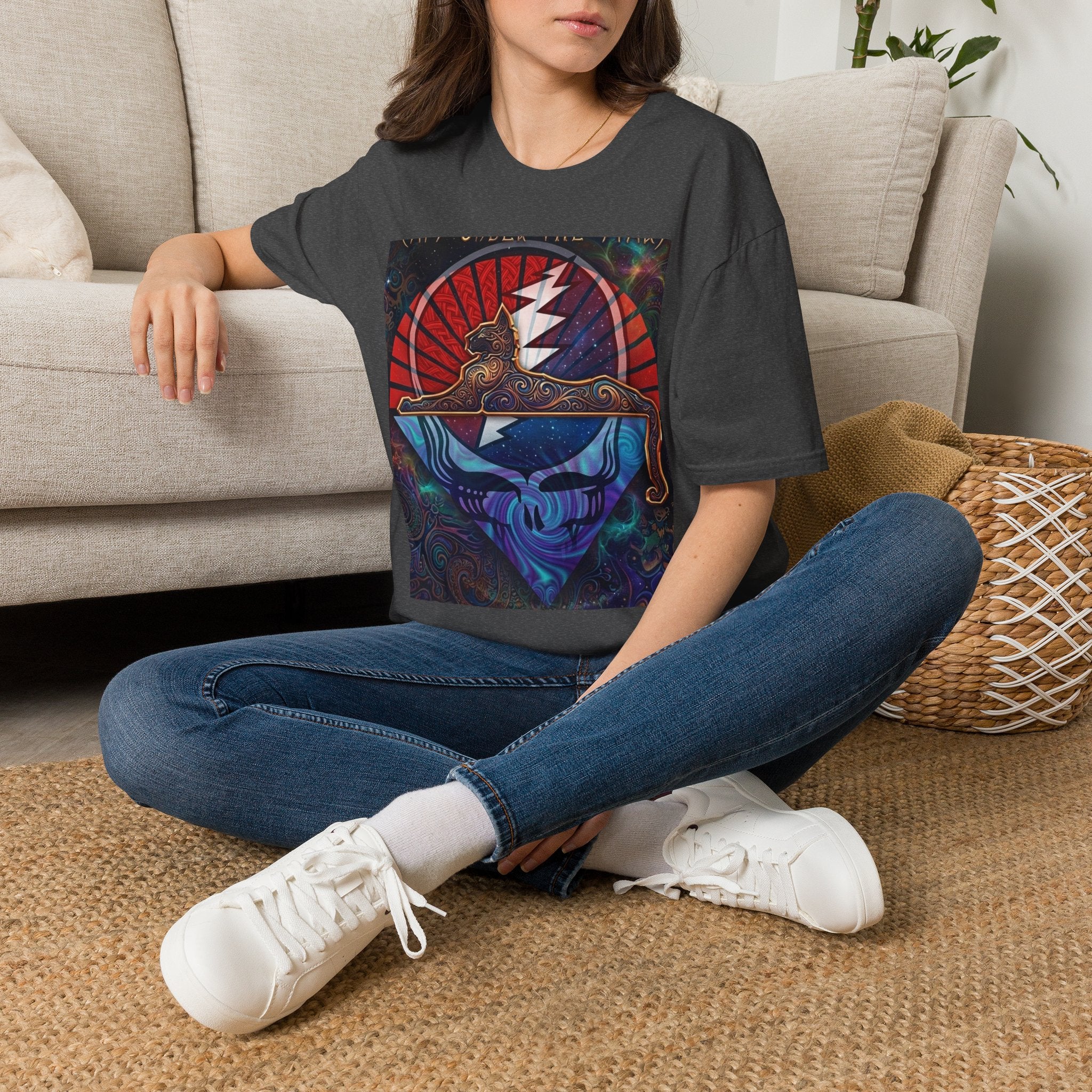 Steal Your Face Skull Lightning T-Shirt, gift for a deadhead  | Psychedelic Grateful Dead Tee