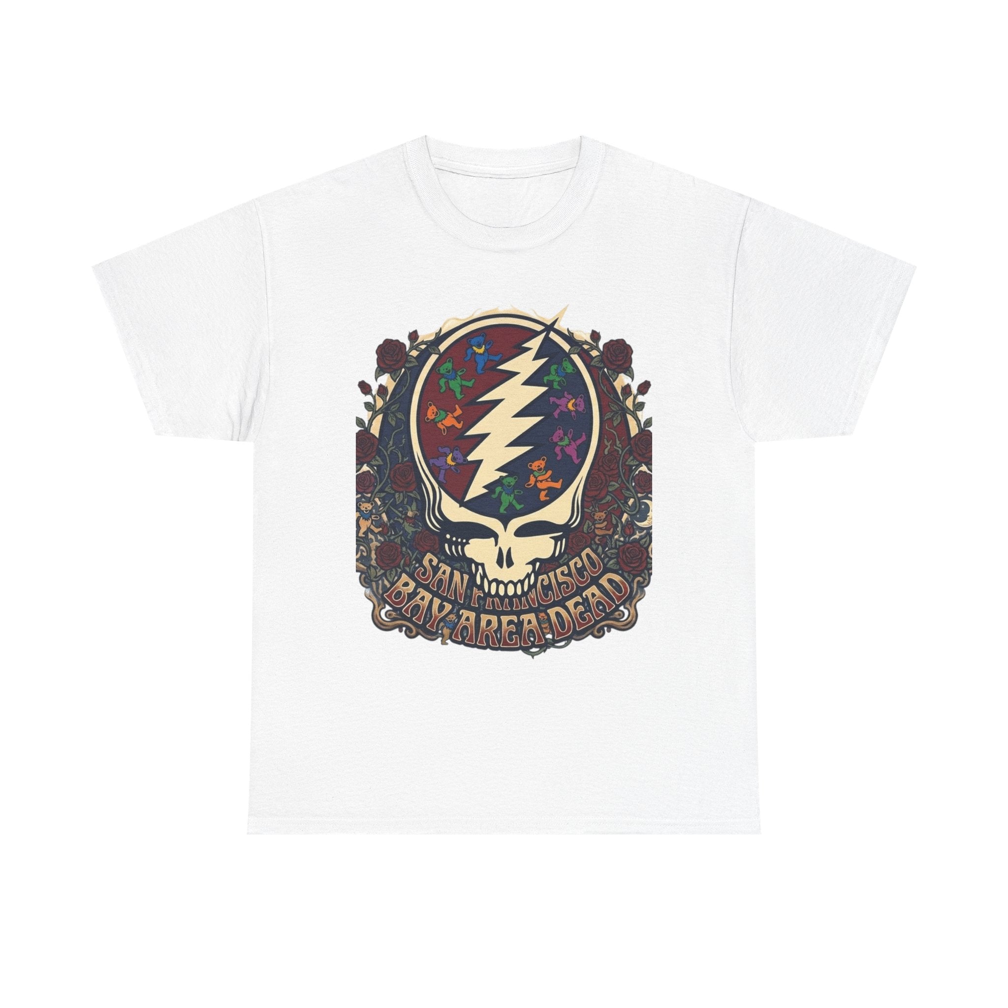 Grateful Dead Steal Your Face Skull Tee | Psychedelic Lightning Bolt T-Shirt