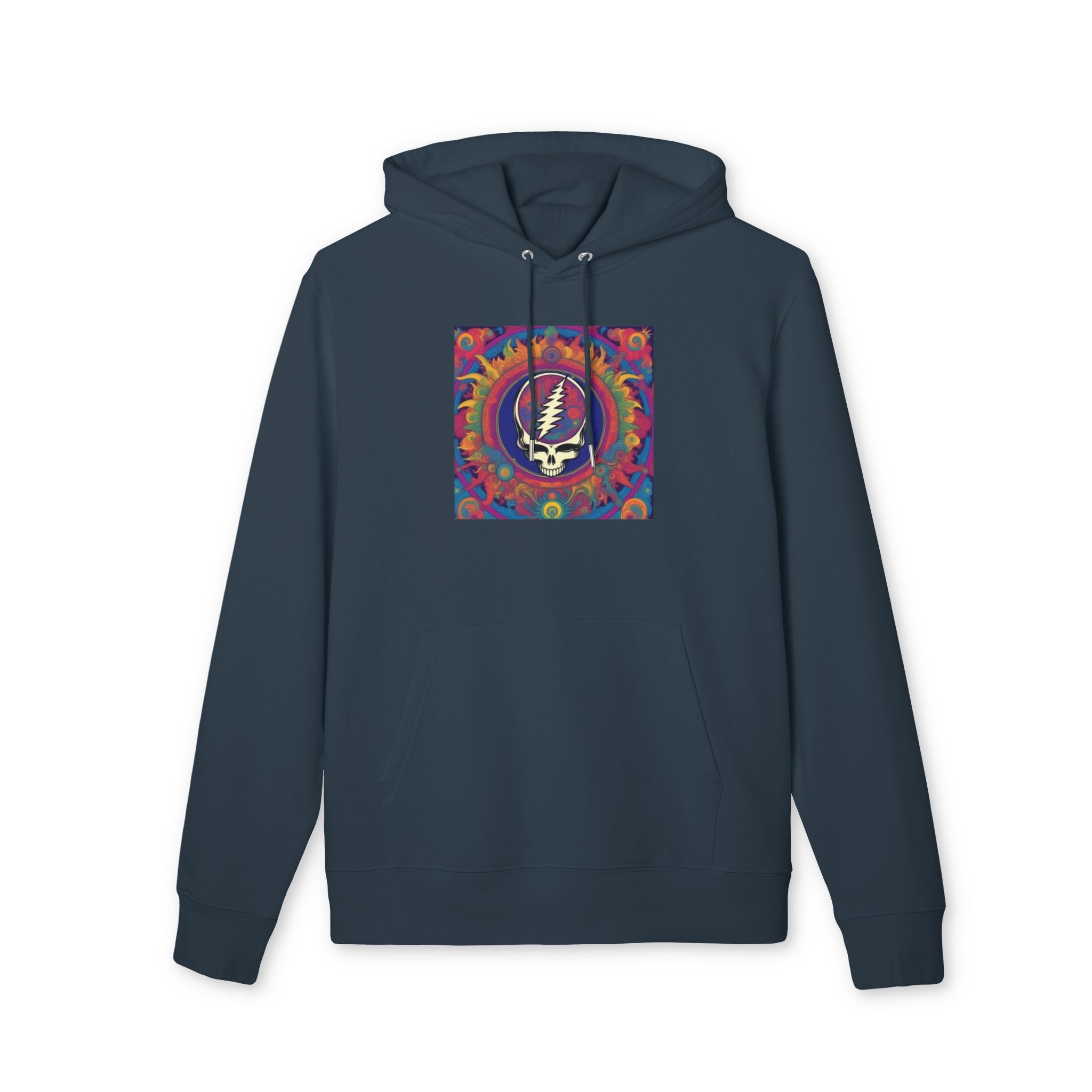 Psychedelic Steal Your Face hoodie | Grateful Dead skull lightning
