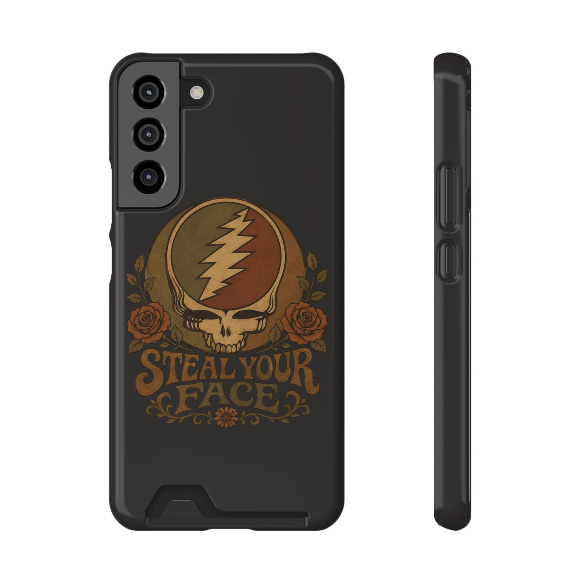 Steal Your Face skull lightning emblem Phone Case