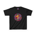 Psychedelic Grateful dead ice cream manKids T-Shirt | Colorful Mandala Circle Design