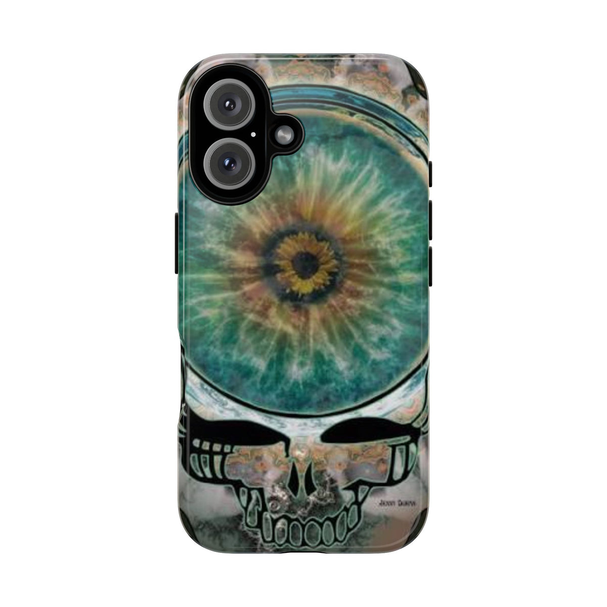 Psychedelic Eye Skull phone case | tough protective phone case, Grateful Dead inspired, gift for a deadhead