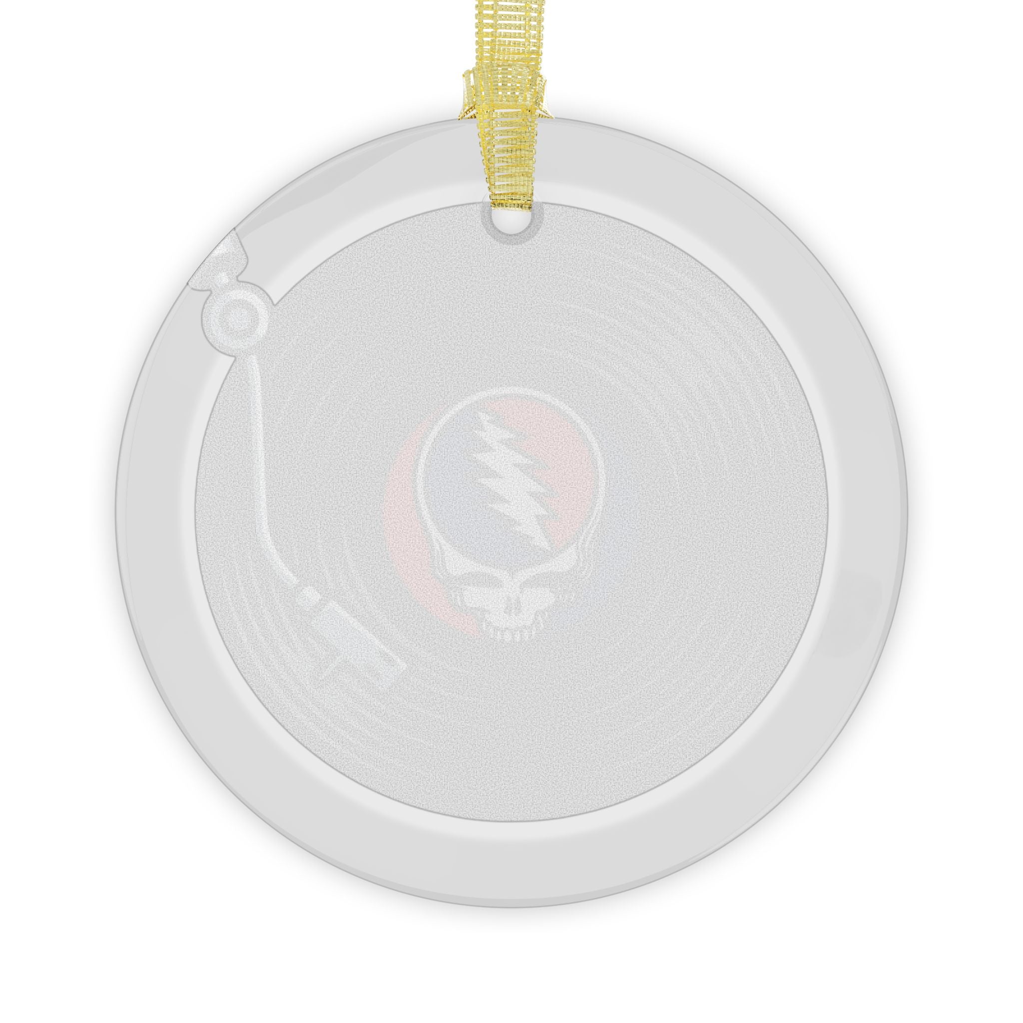 Grateful Dead vinyl Glass Ornaments