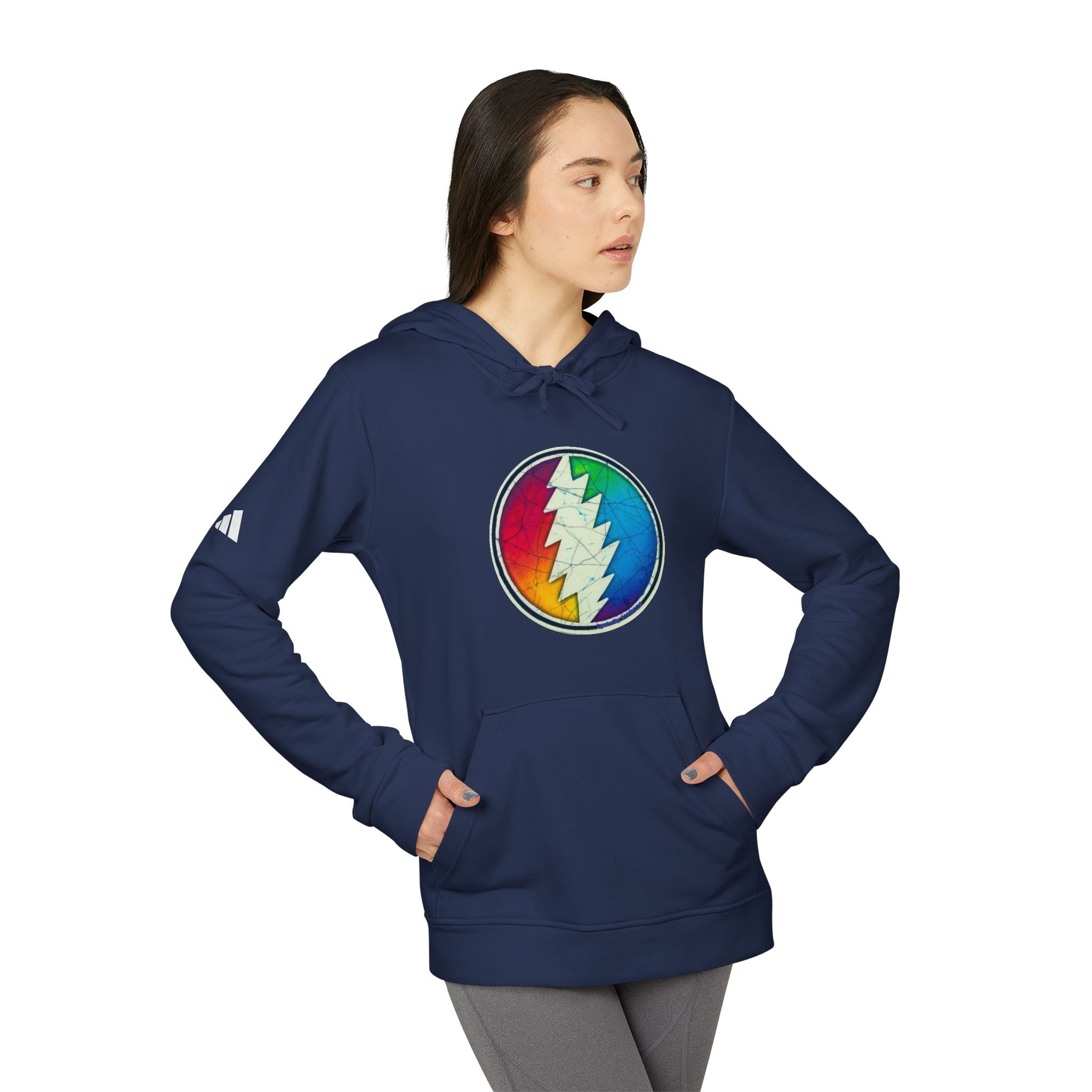 Rainbow Lightning Bolt hoodie | Grateful Dead inspired sweatshirt, gift for a deadhead