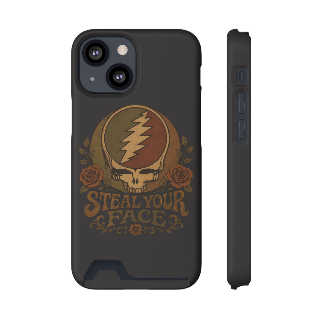 Steal Your Face skull lightning emblem Phone Case