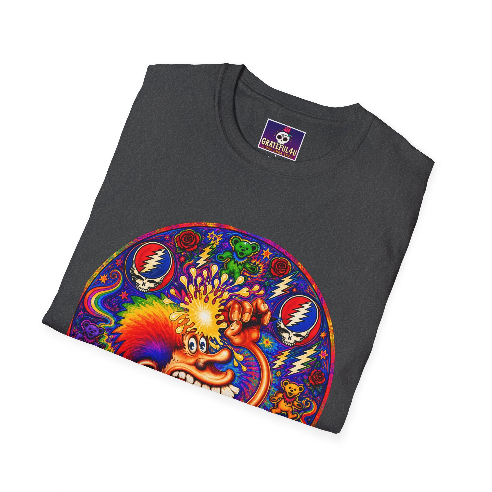Psychedelic Ice cream man Grateful Dead  T-Shirt | Grateful Dead Inspired Tee