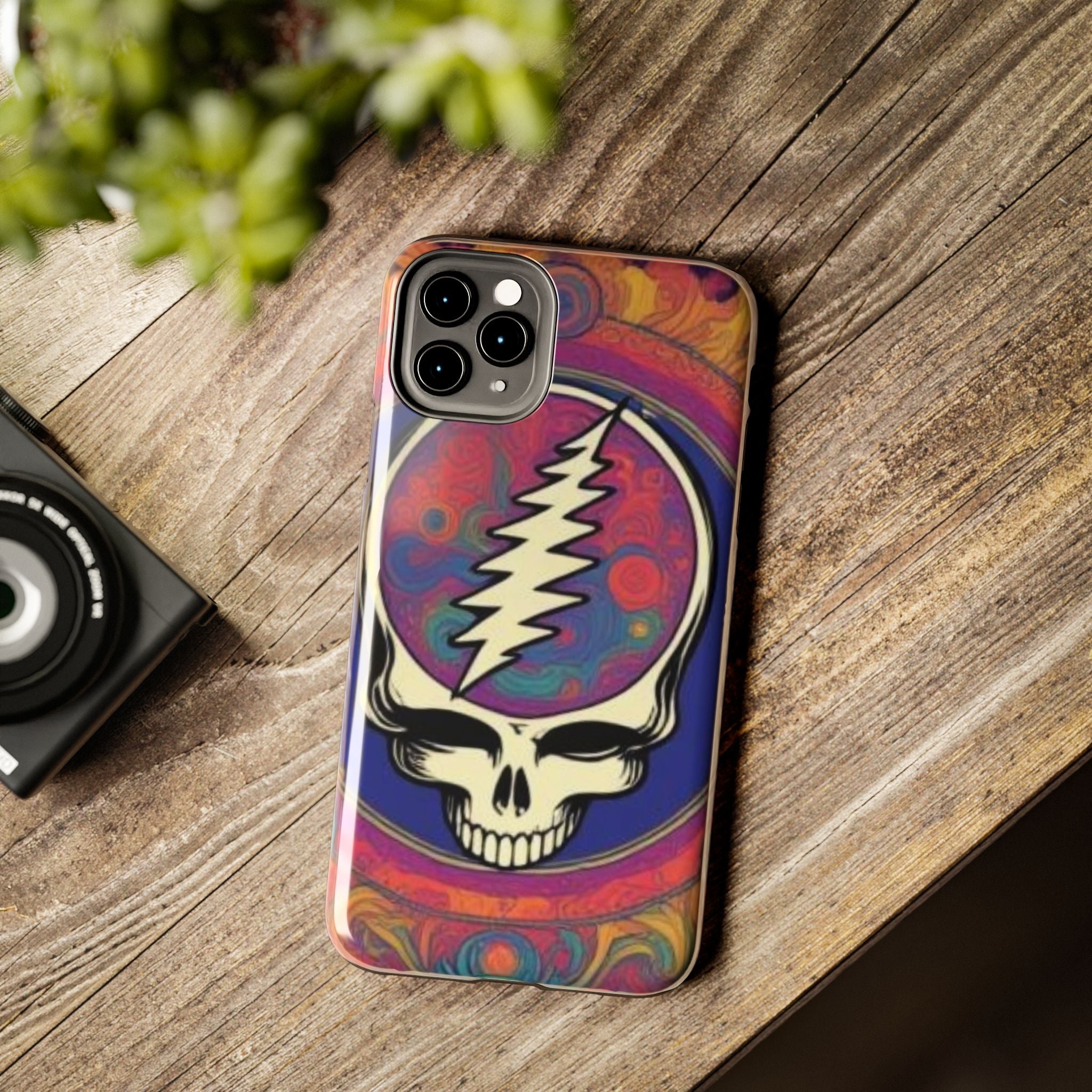 Steal Your Face Skull lightning bolt Phone Case | Protective iPhone cover