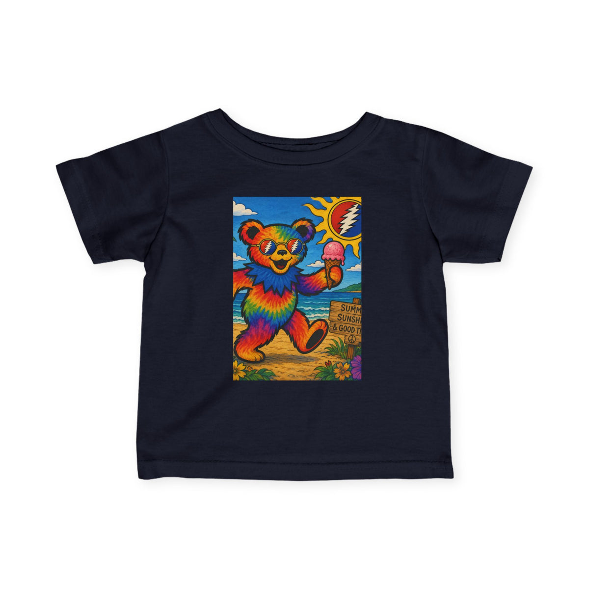 Rainbow Dancing Bear tee | Infant Tee grateful dead