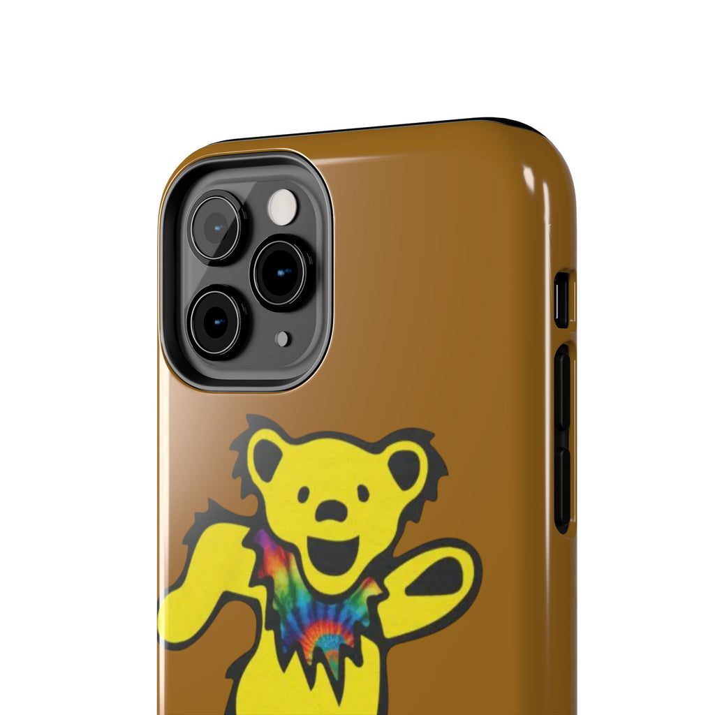 grateful dead Dancing Tie Dye Bear Phone Case | Tough Phone Case, gift for a deadhead