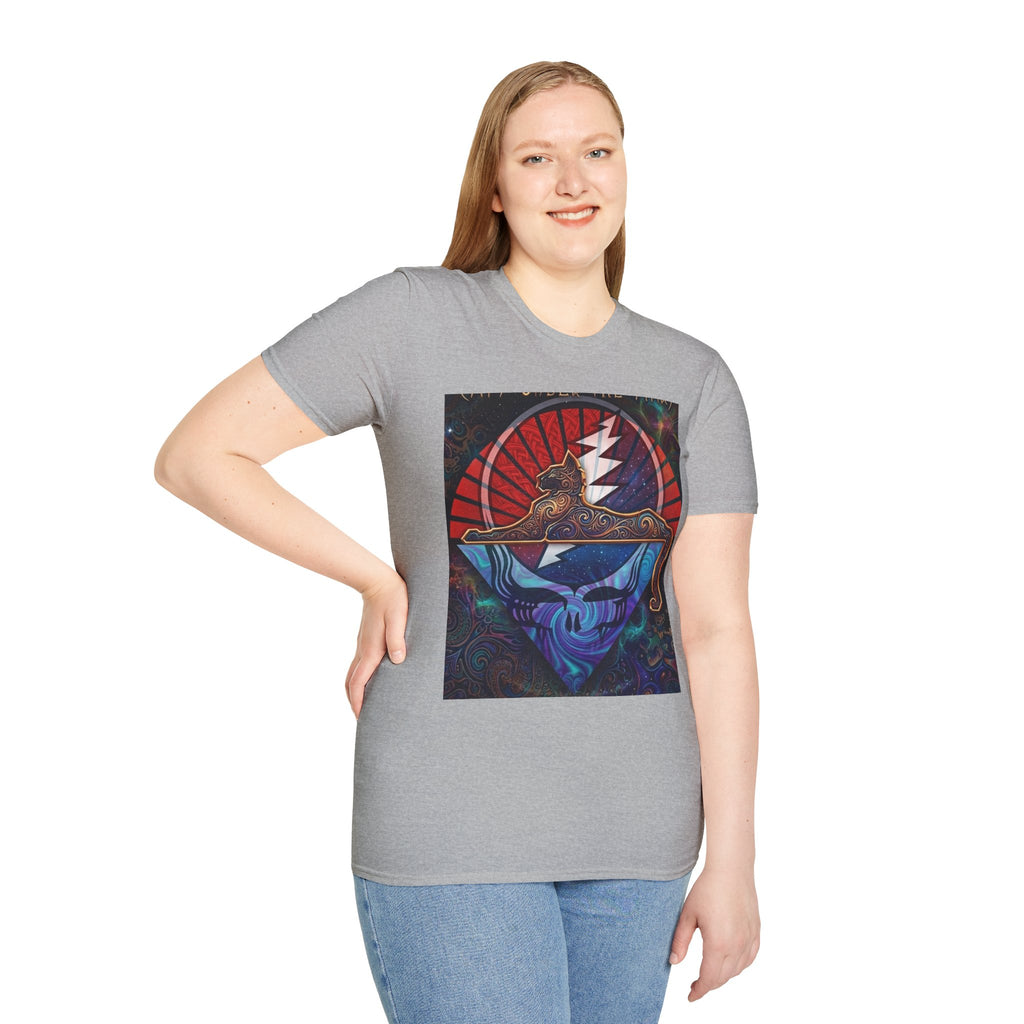 Steal Your Face Skull Lightning T-Shirt, gift for a deadhead  | Psychedelic Grateful Dead Tee