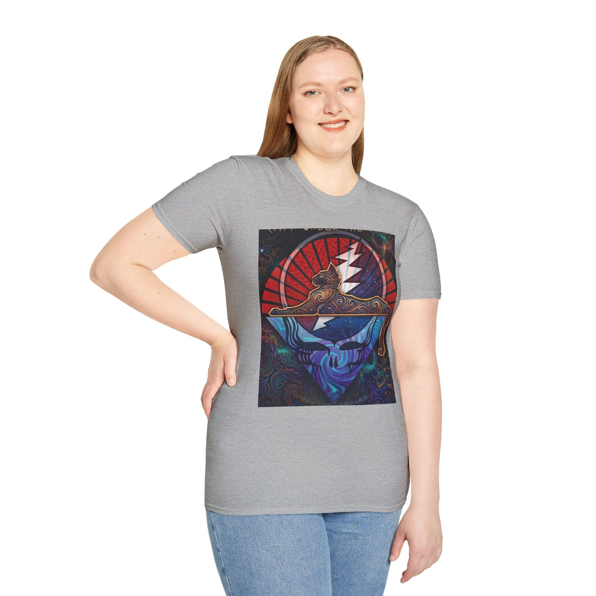 Steal Your Face Skull Lightning T-Shirt, gift for a deadhead  | Psychedelic Grateful Dead Tee