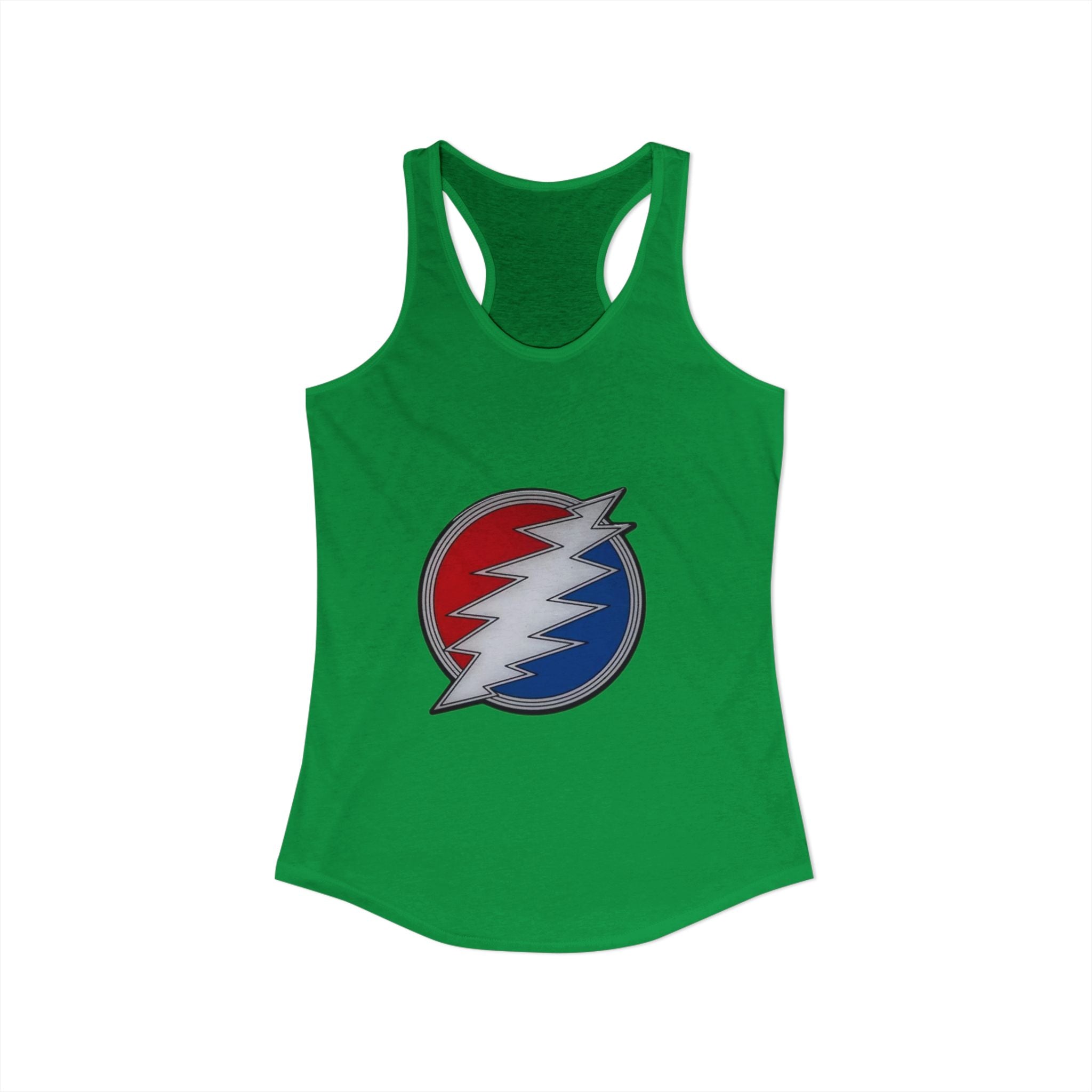 Grateful Dead Inspired Racerback Tank Top, Women's Summer Top, Festival Wear, Music Lover Gift, Hippie Apparel, Casual Outfit