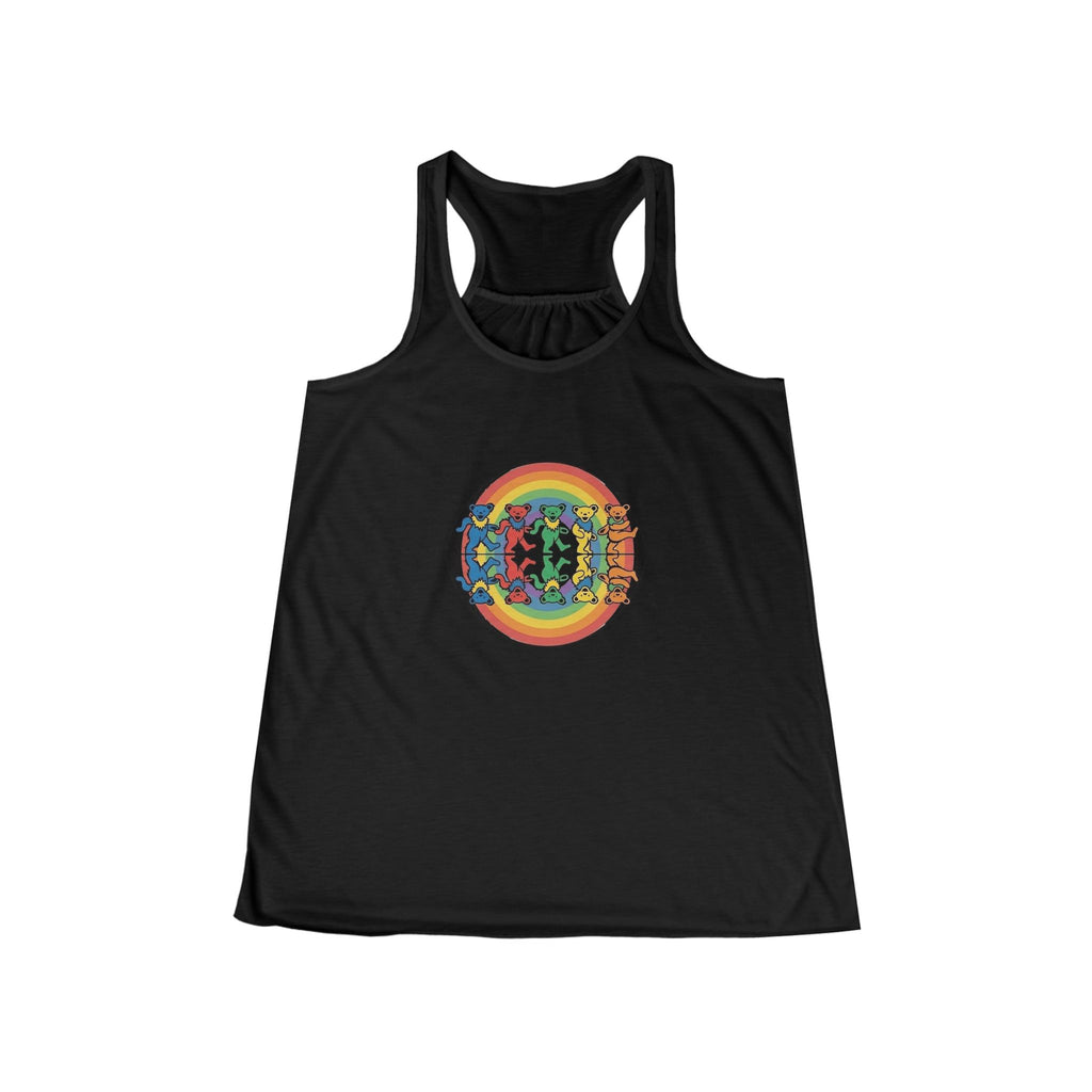Psychedelic Rainbow Mandala Tank | Hippie Boho Yoga Top