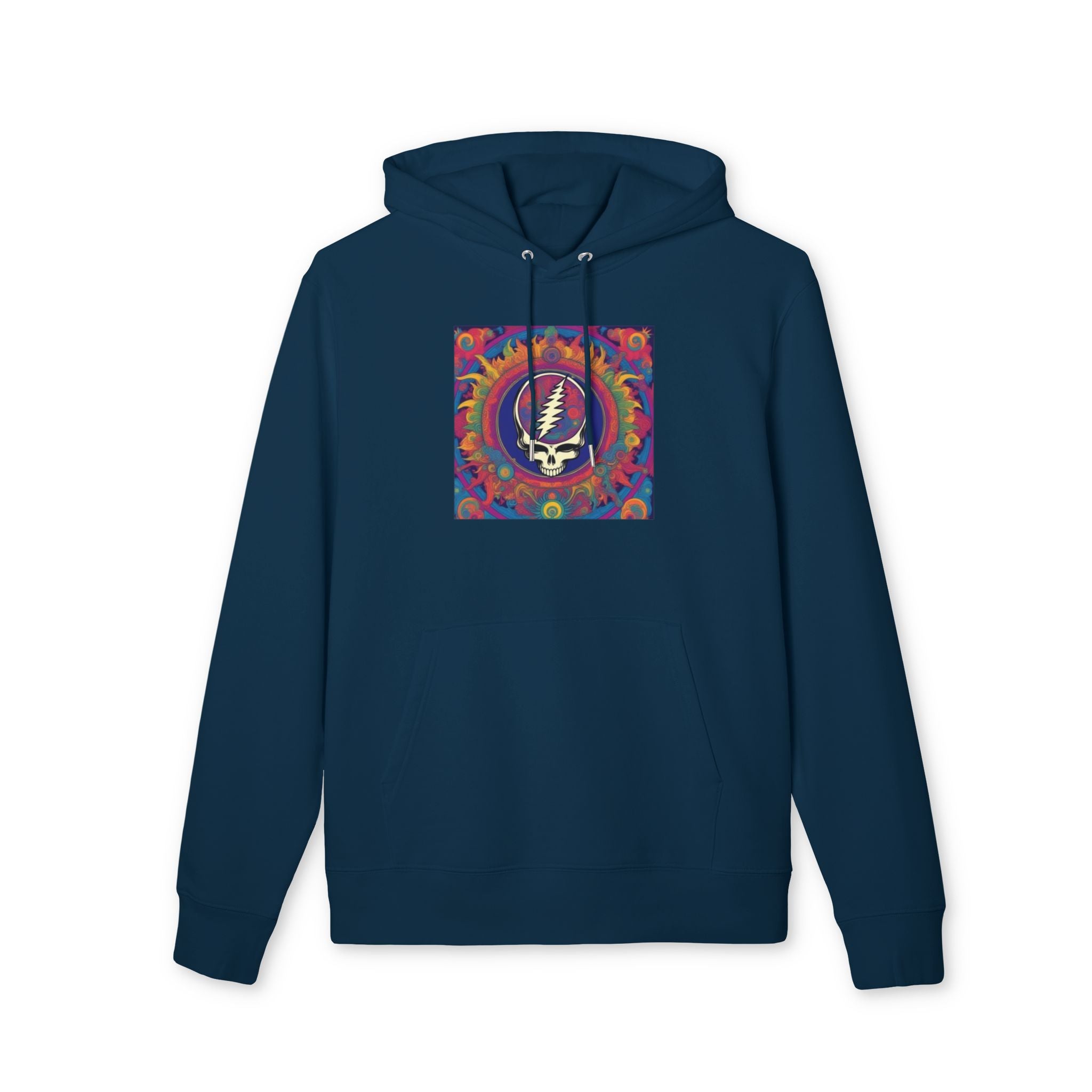 Psychedelic Steal Your Face hoodie | Grateful Dead skull lightning