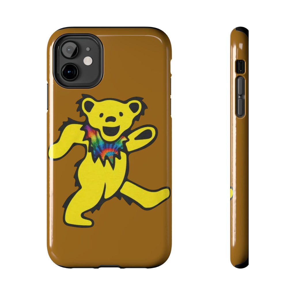 grateful dead Dancing Tie Dye Bear Phone Case | Tough Phone Case, gift for a deadhead