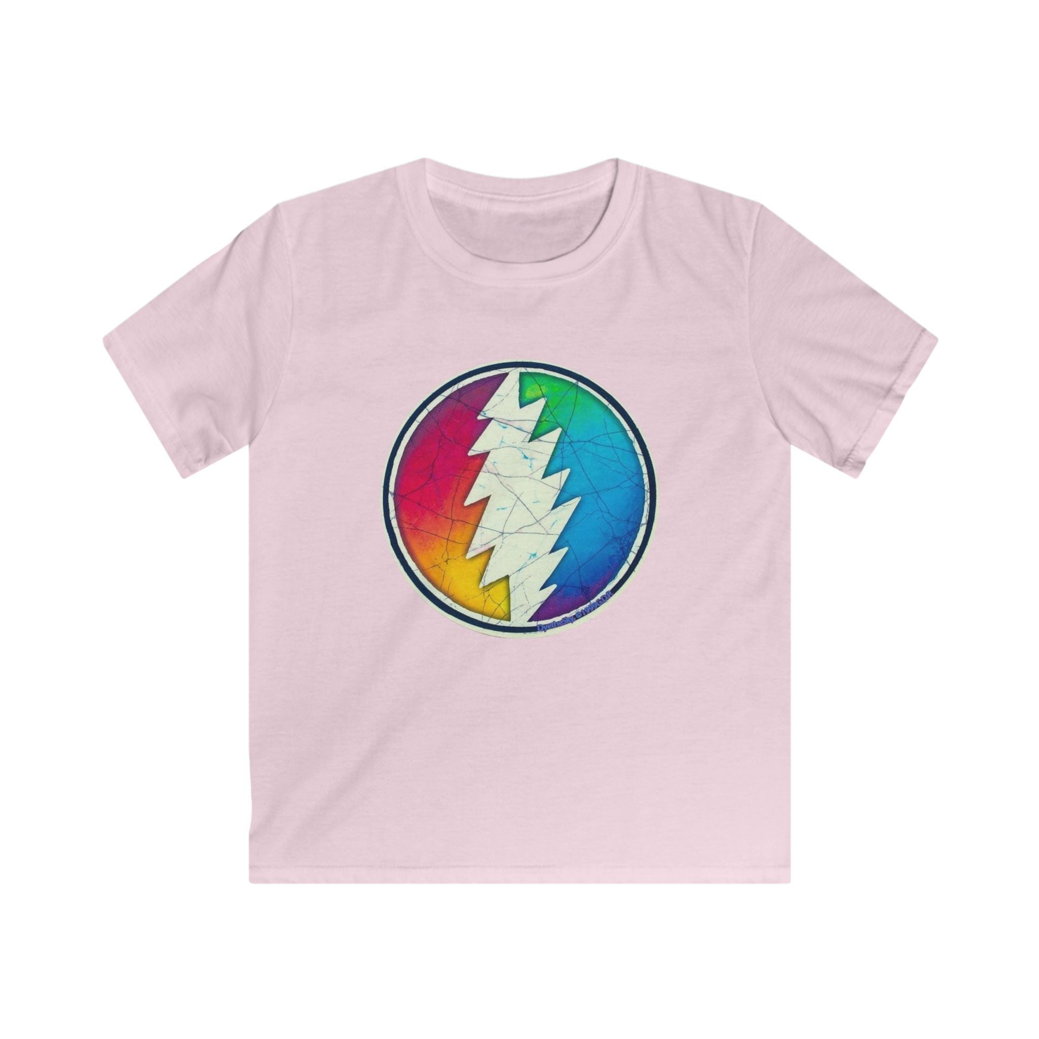 Grateful Dead Rainbow Lightning Skull tee | Kids T-Shirt