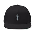 Lightning Bolt Embroidered Cap | Flat Bill Snapback Grateful Dead tour hat