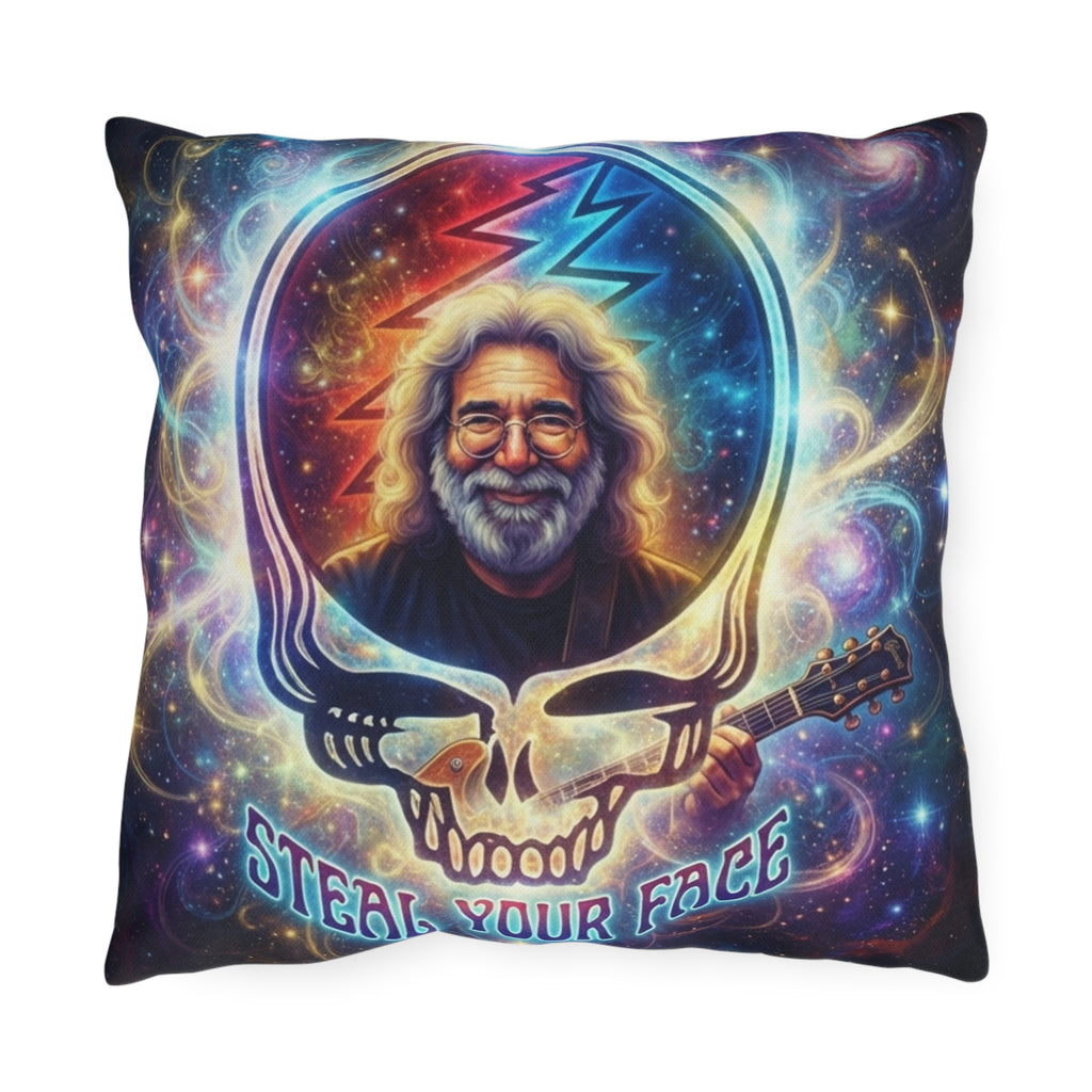 Steal Your Face Skull Galaxy, Pillow, Grateful Dead, Gift for a Deadhead