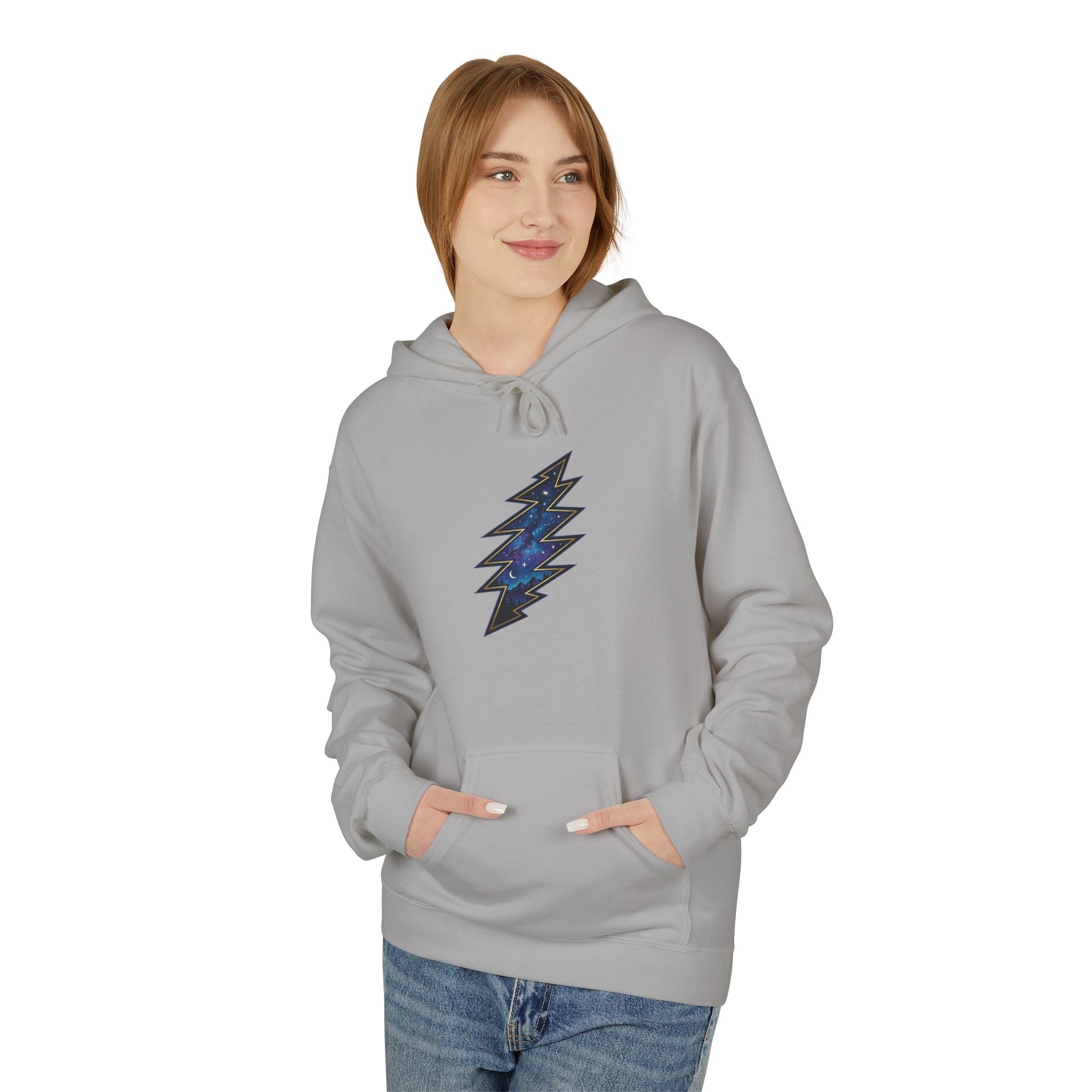 Grateful Dead Galaxy Hoodie | Space Nebula Chest Graphic