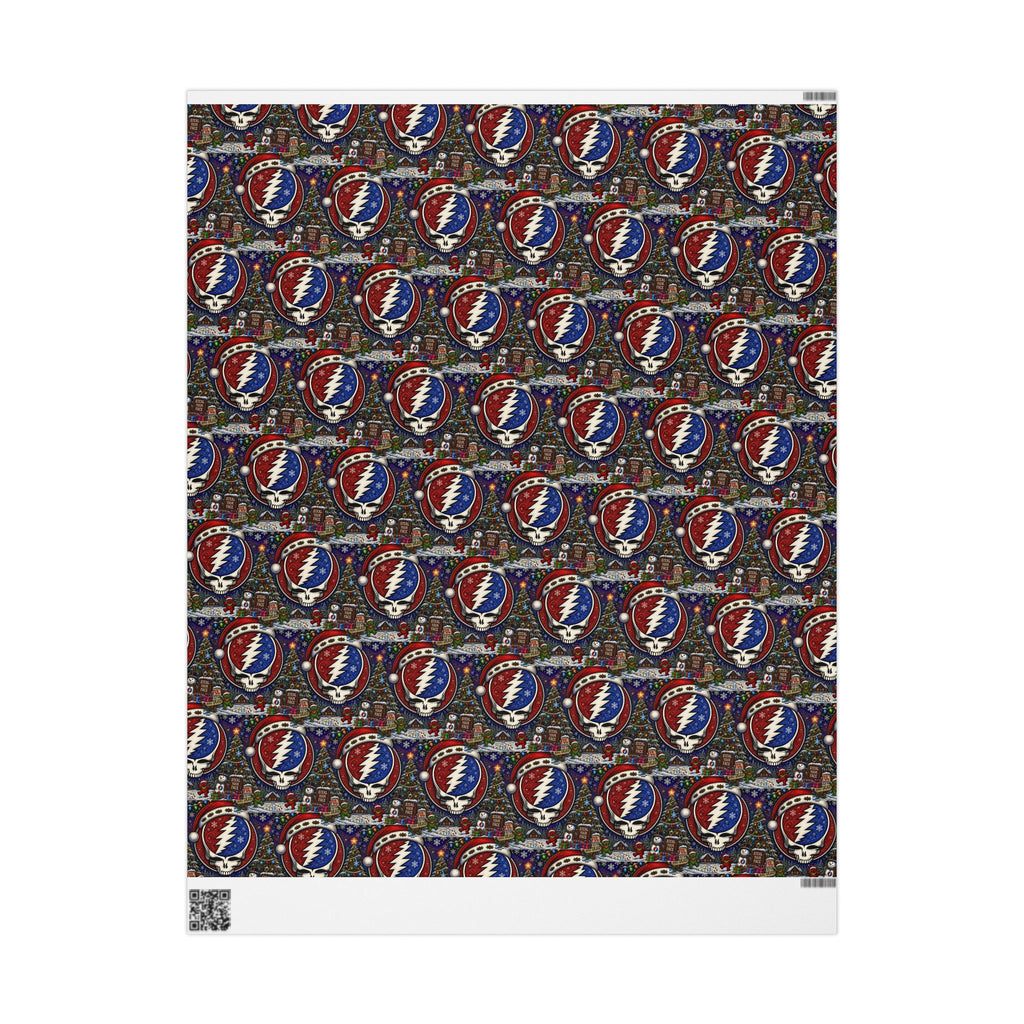 Snowman Ornament Pattern Wrapping Paper | Holiday Christmas Wrap Roll