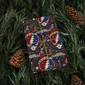 Snowman Ornament Pattern Wrapping Paper | Holiday Christmas Wrap Roll