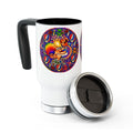 Psychedelic Grateful Dead Dancing Bear Travel Mug | Stainless Steel, gift for a deadhead
