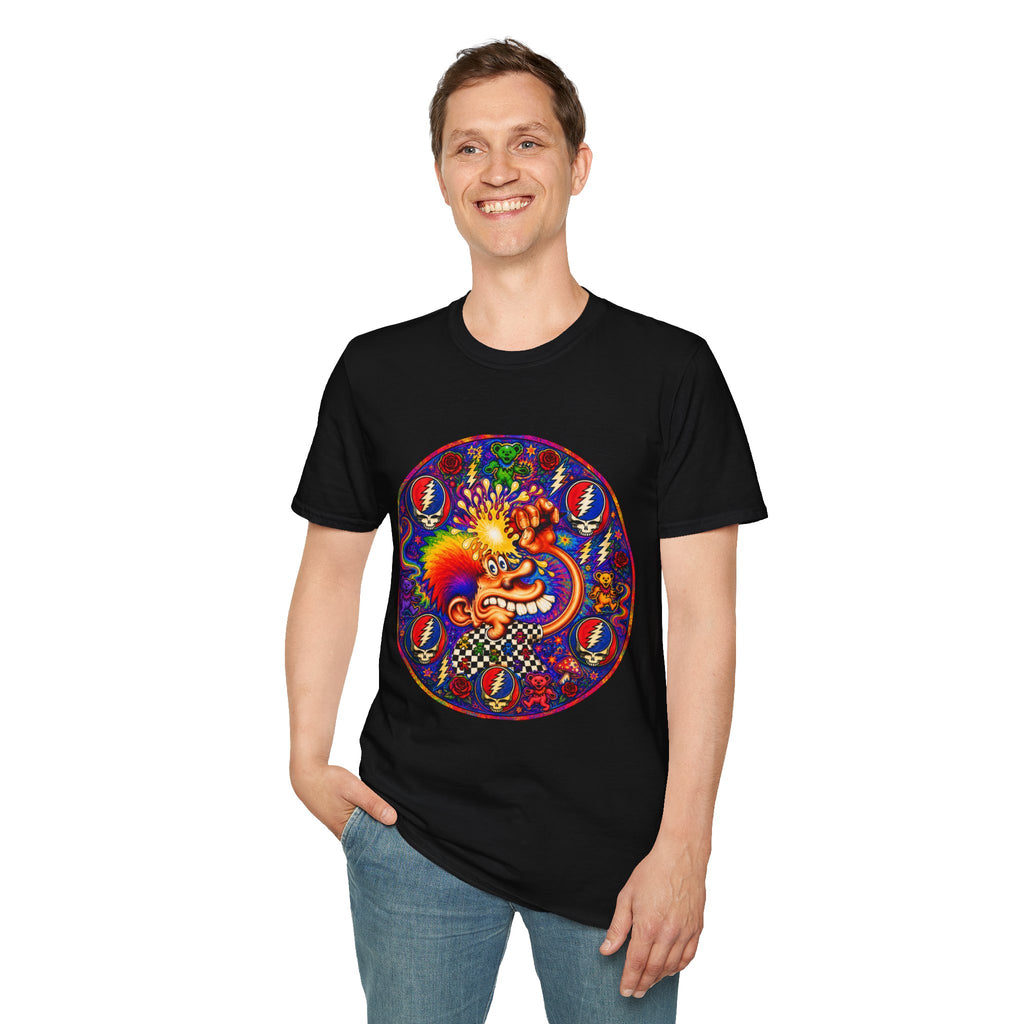 Psychedelic Ice cream man Grateful Dead  T-Shirt | Grateful Dead Inspired Tee