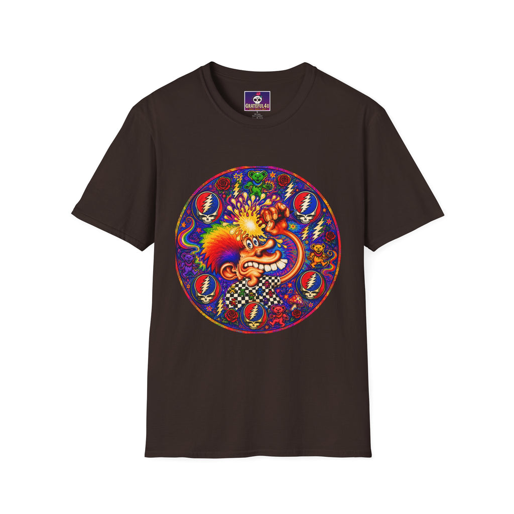 Psychedelic Ice cream man Grateful Dead  T-Shirt | Grateful Dead Inspired Tee