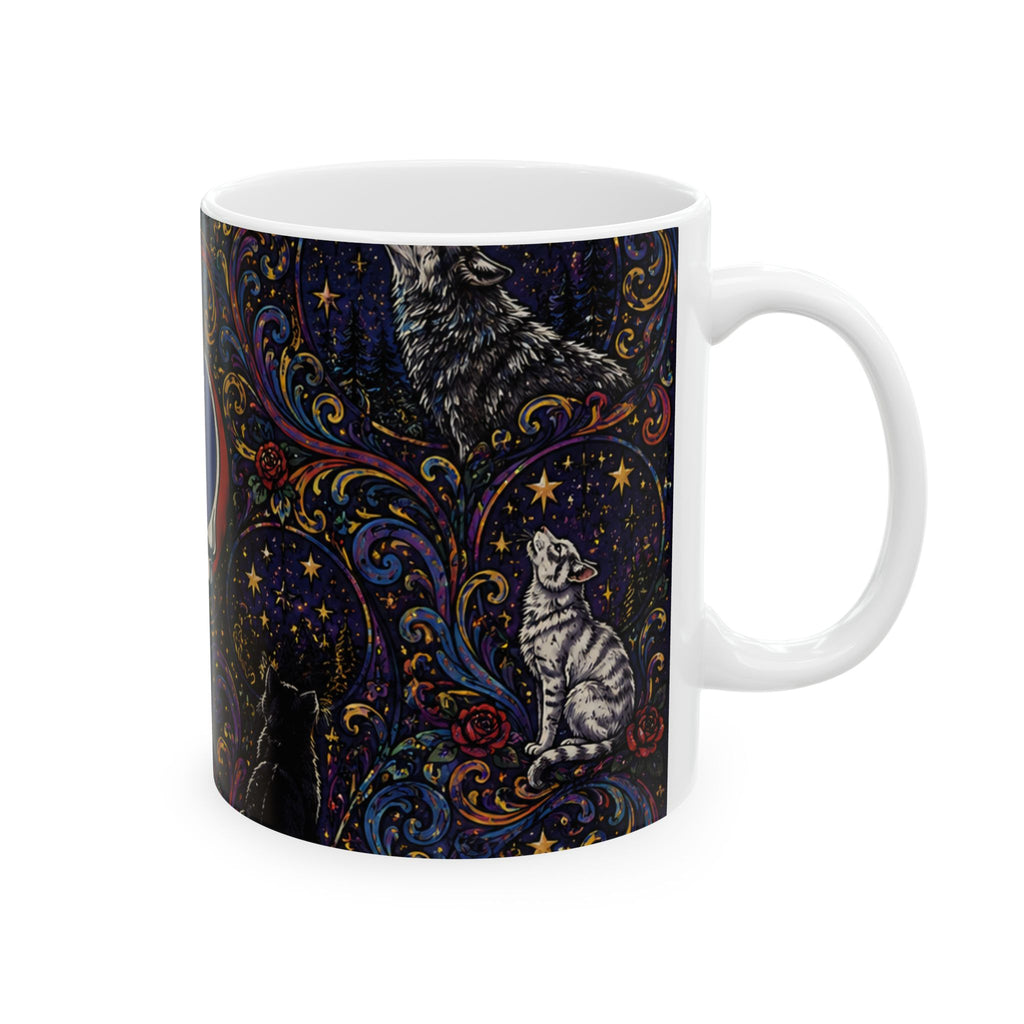 Steal Your Face Skull psychedelic pattern Mug | Ceramic coffee cup, Grateful Dead inspired, gift for a deadhead