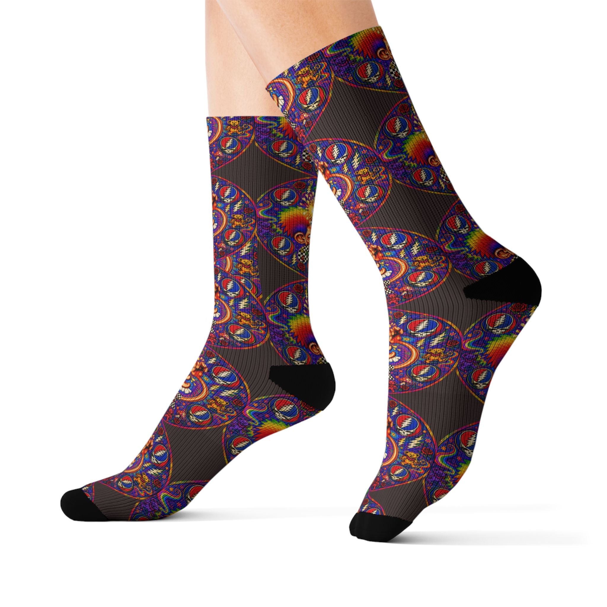Grateful Dead Socks | Sublimation Socks