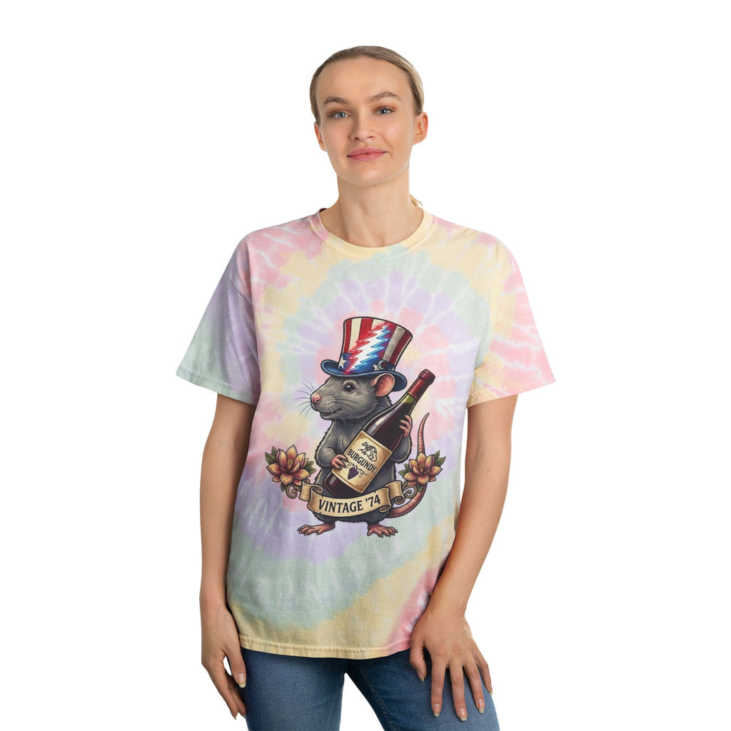 Grateful Dead Wharf Rat Tee | Tie-Dye Spiral, gift for deadhead, him, her, dad, mom, weir all here