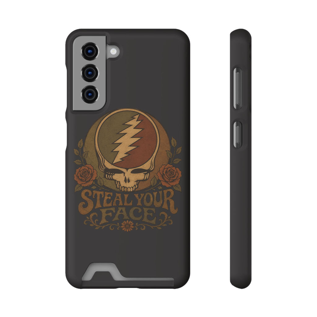Steal Your Face skull lightning emblem Phone Case