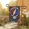 Steal Your Face Santa Skull Garden Flag | House Banner, Holiday Grateful Dead Décor