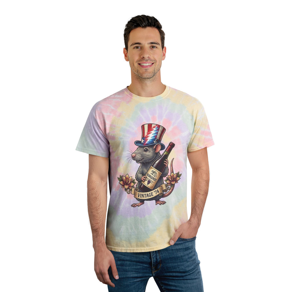 Grateful Dead Wharf Rat Tee | Tie-Dye Spiral, gift for deadhead, him, her, dad, mom, weir all here