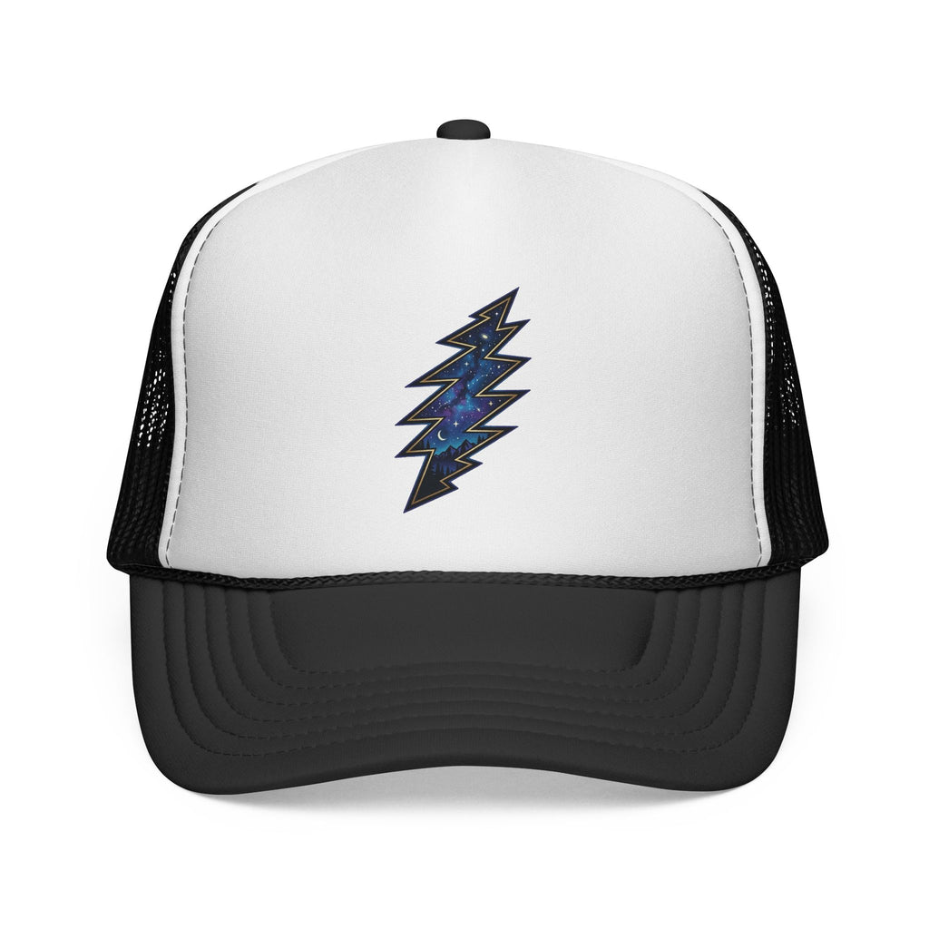 Grateful Dead Galaxy Lightning Bolt Trucker Cap | Space Bolt Mesh Hat