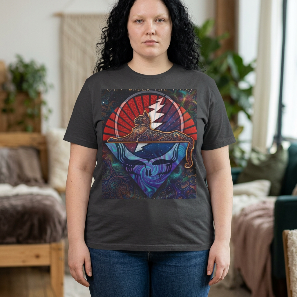 Steal Your Face Skull Lightning T-Shirt, gift for a deadhead  | Psychedelic Grateful Dead Tee