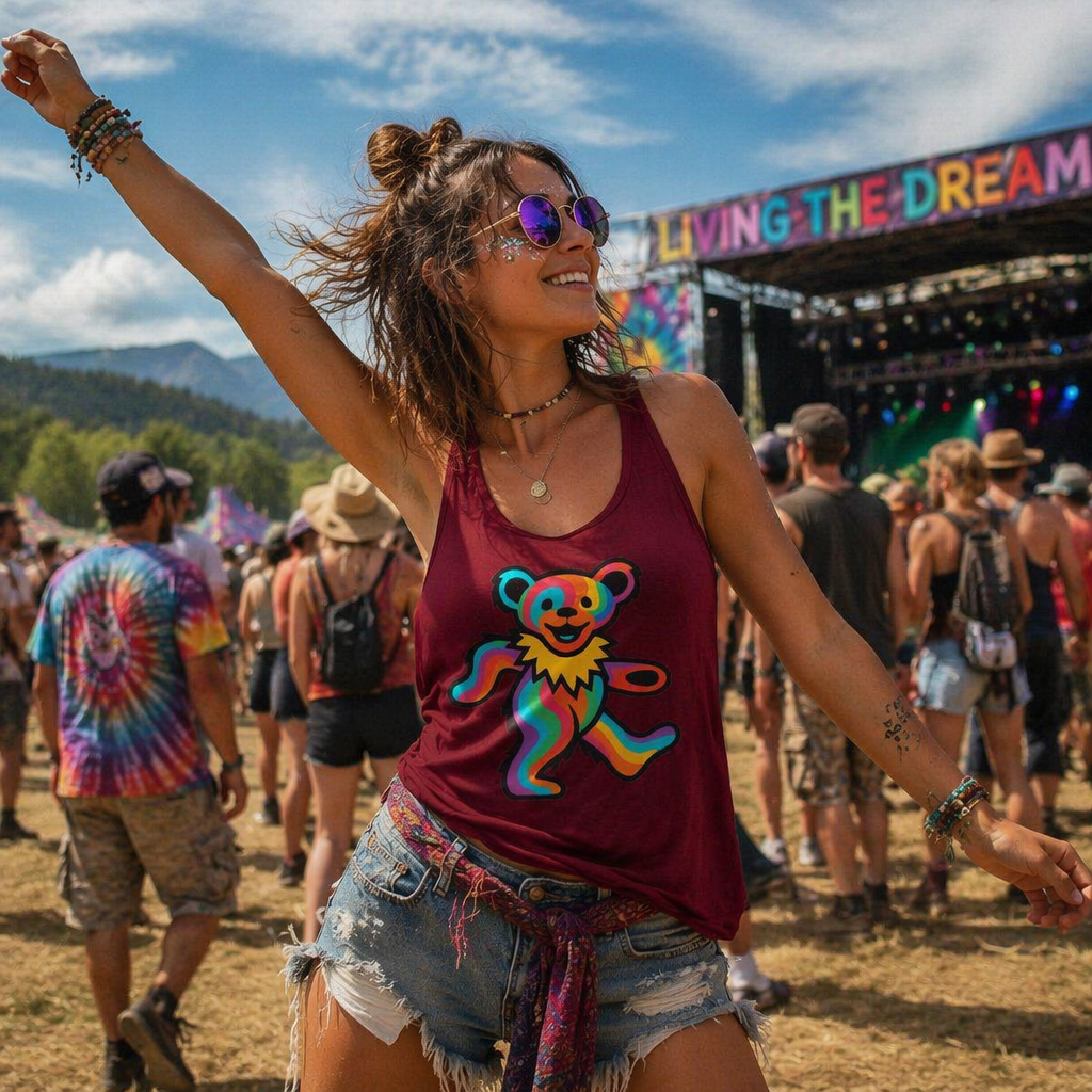 Grateful Dead Women's Ideal Racerback Tank