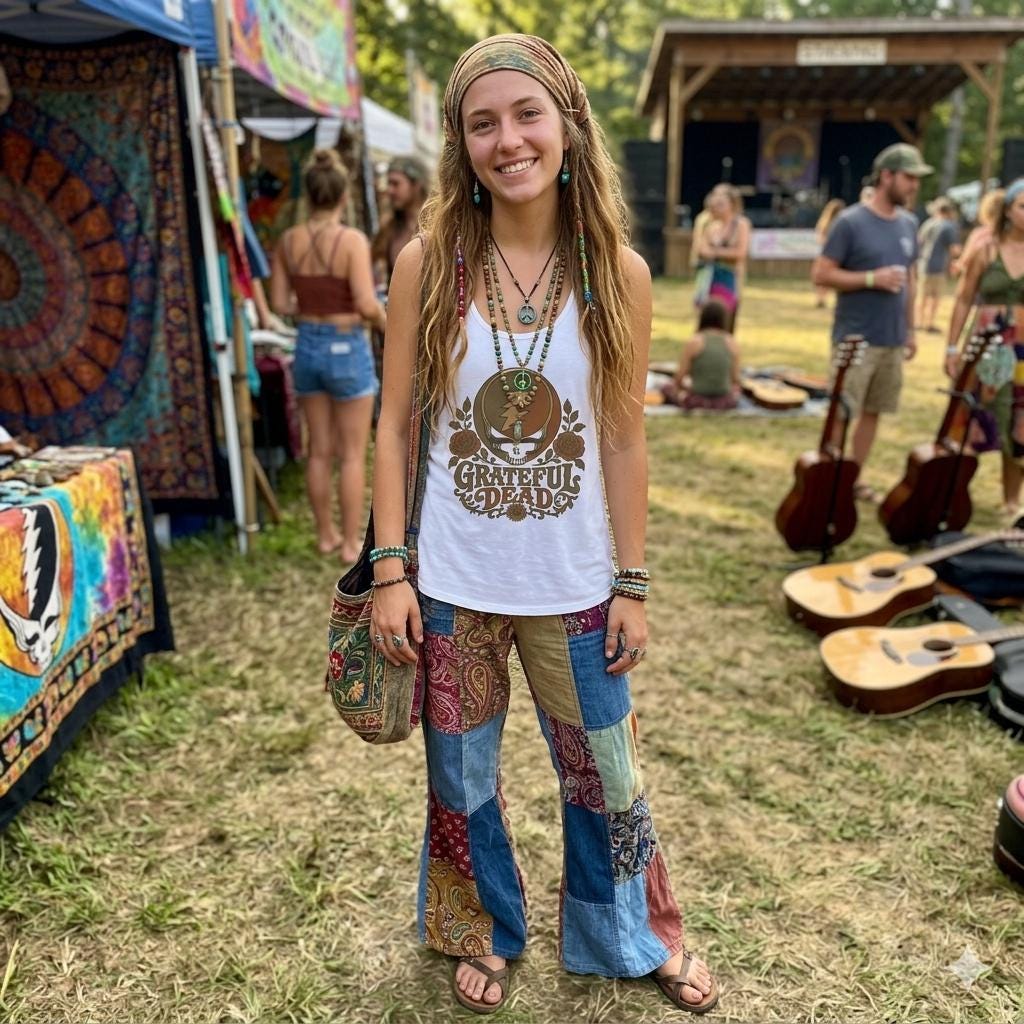 Grateful Dead Steal Your Face Floral Skull Tank, gift for deadhead, gift for her