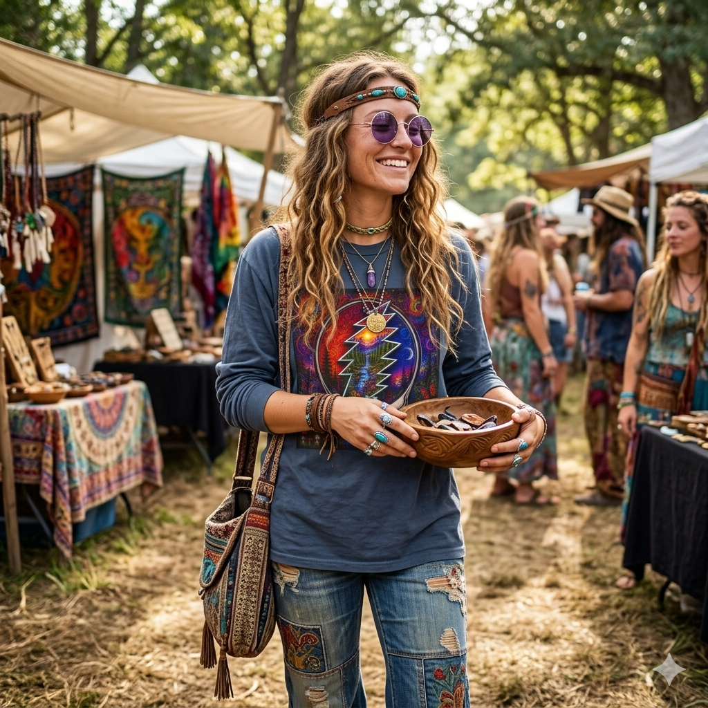 Psychedelic Skull Lightning Bolt Long Sleeve T-Shirt | Grateful Dead Inspired, gift for deadhead