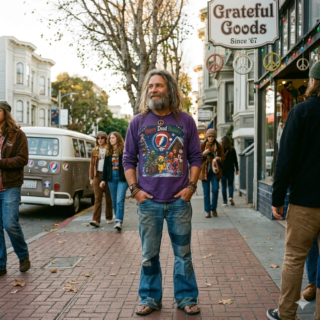 Grateful Dead Holiday Bears Long Sleeve Tee | Happy Dead Holidays Christmas, gift for deadhead