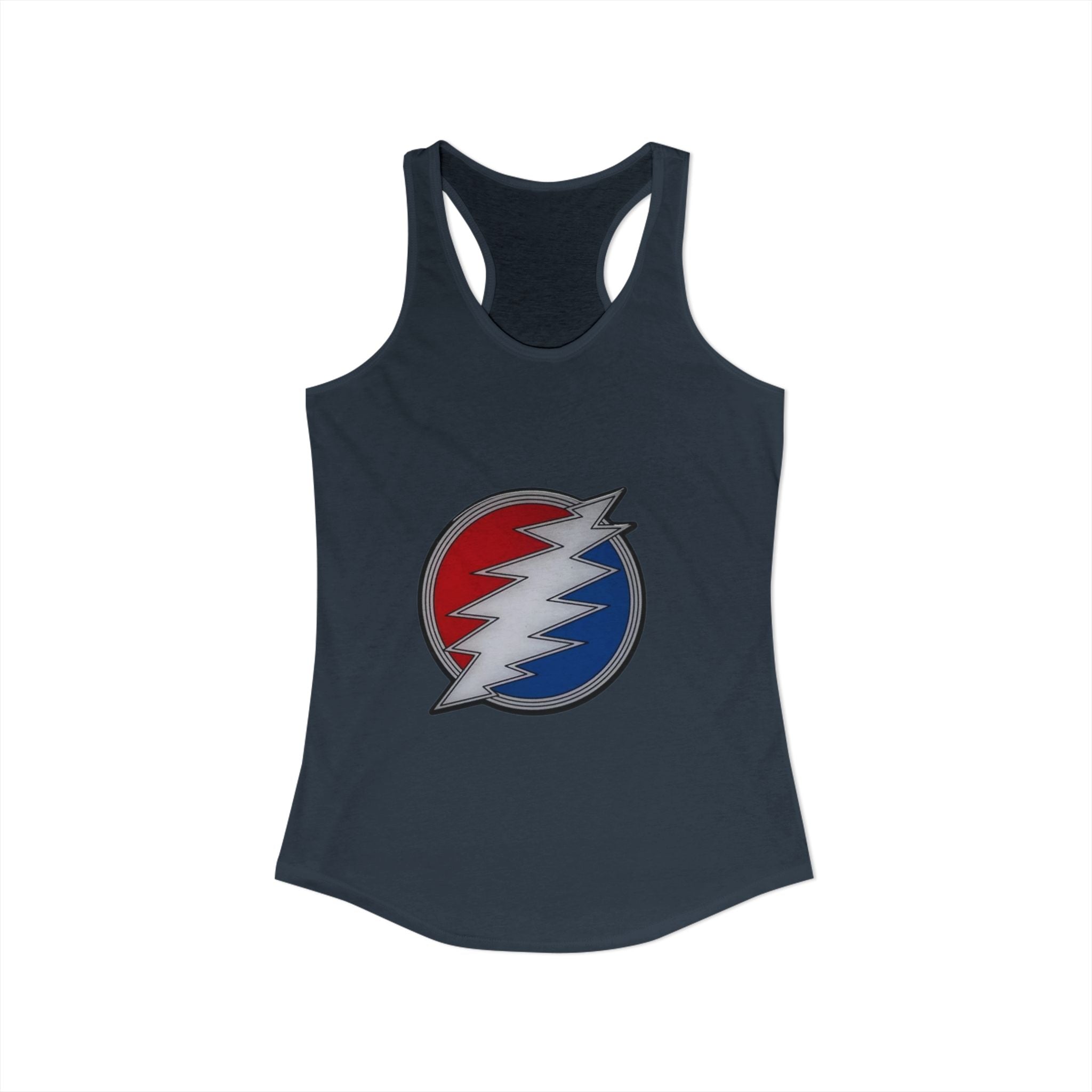 Grateful Dead Inspired Racerback Tank Top, Women's Summer Top, Festival Wear, Music Lover Gift, Hippie Apparel, Casual Outfit
