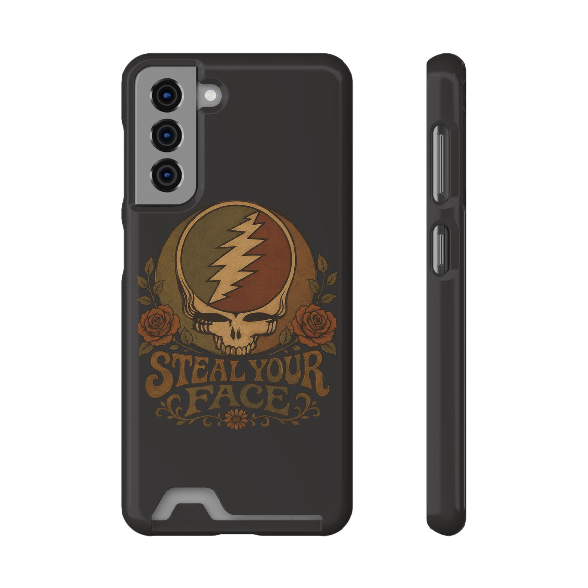 Steal Your Face skull lightning emblem Phone Case