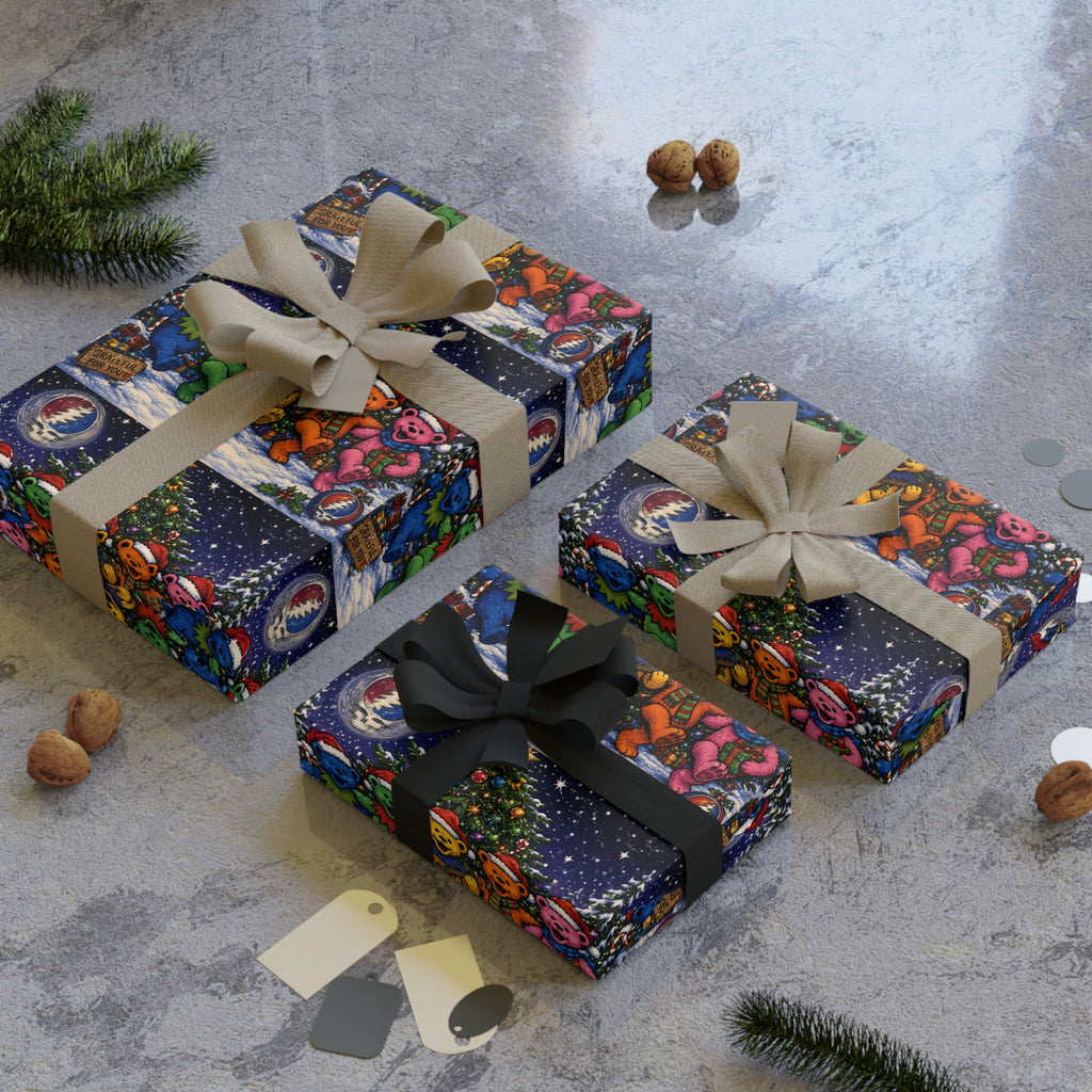 Grateful Dead  wrapping paper roll | Holiday Gift Wrap