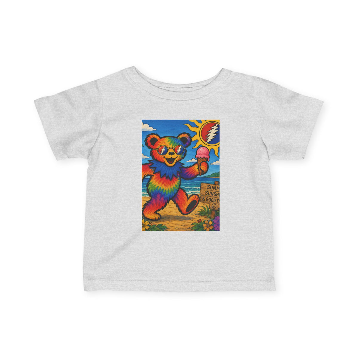 Rainbow Dancing Bear tee | Infant Tee grateful dead