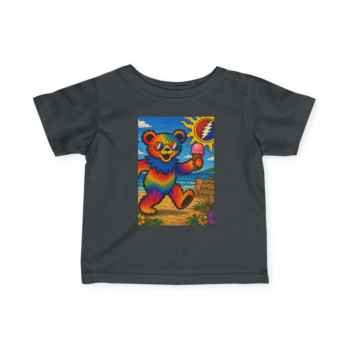 Rainbow Dancing Bear tee | Infant Tee grateful dead