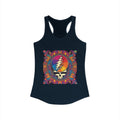 Grateful Dead Women's Tank Top, Retro Music Festival Shirt, Hippie Concert Sleeveless Top, Summer Rave Wear, Boho Muscle Tank, Vintage Band