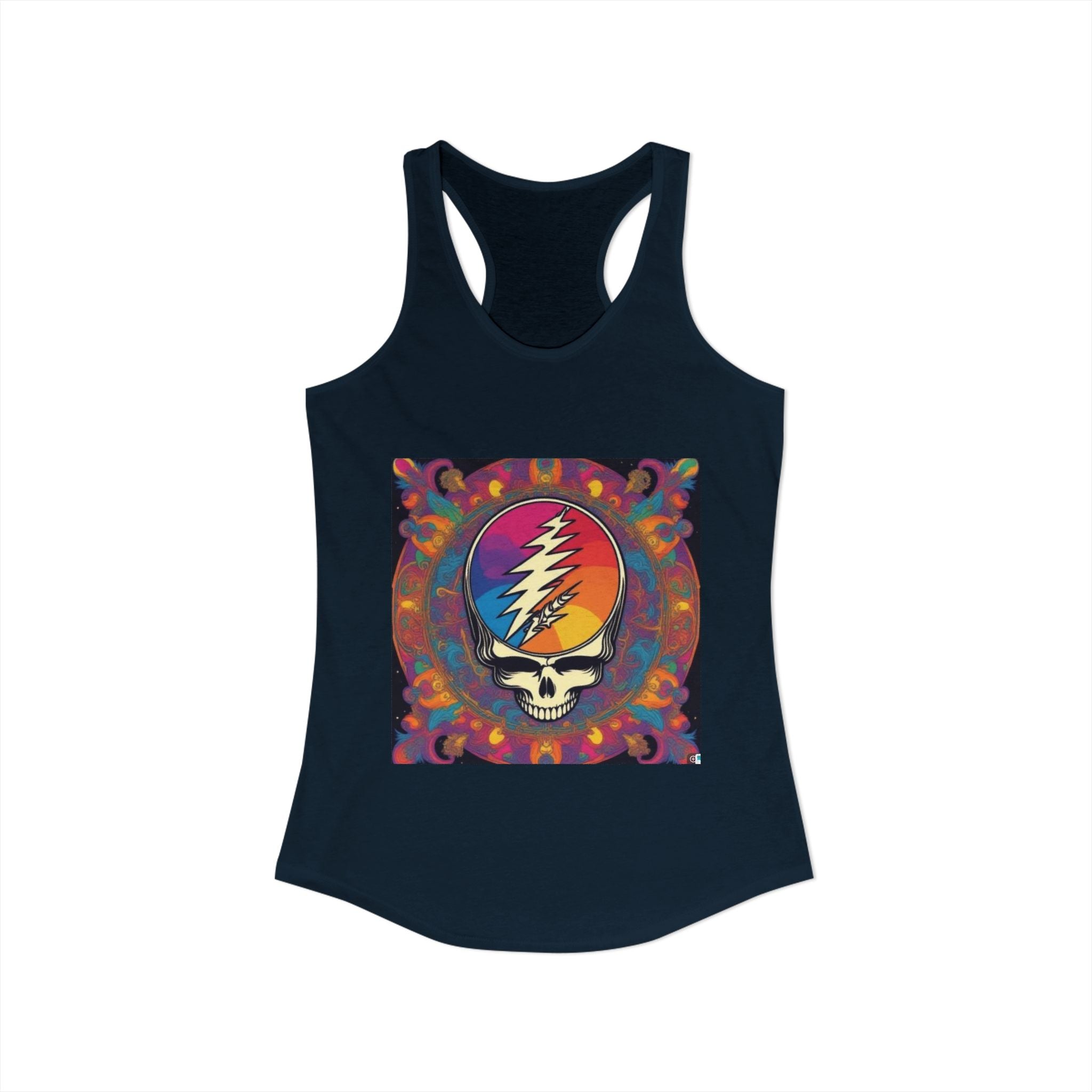Grateful Dead Women's Tank Top, Retro Music Festival Shirt, Hippie Concert Sleeveless Top, Summer Rave Wear, Boho Muscle Tank, Vintage Band