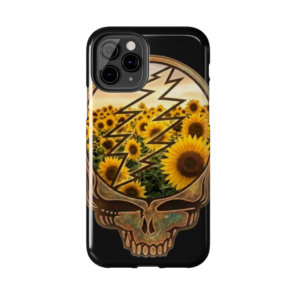 Sunflower Steal Your Face phone case | Grateful Dead inspired, Gift for. a deadhead